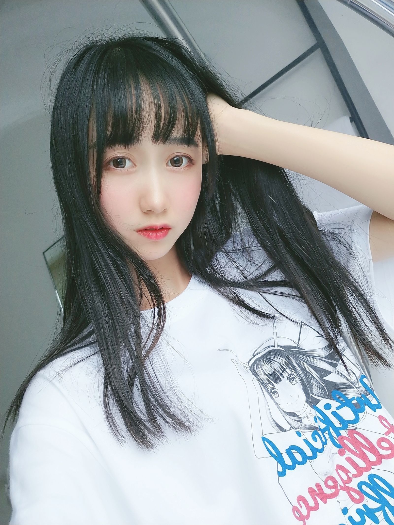 [萝莉COS]木绵绵OwO智能型彼女T恤图插图5